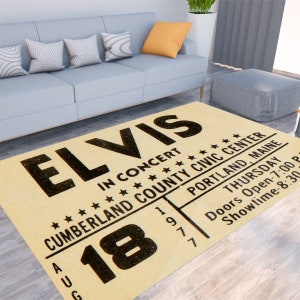 Elvis Presley Rug - Etsy