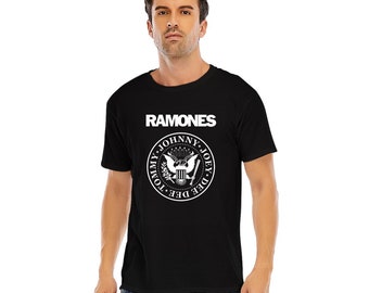 Ramones, Camiseta unissex de gola redonda e manga curta | Algodão 180GSM (DTF)