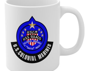 U.S.S. Sulaco U.S. Colonial Marines - Ceramic Coffee Mug