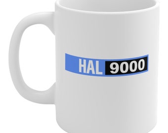 HAL 9000 Panel Plate - Ceramic Coffee Mug