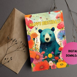 Tarjeta de felicitación de feliz cumpleaños, celebración, alegría, deseos, globos de pastel, regalos, risas, amistad, recuerdos, felicidad
