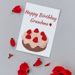 Printable Birthday Card for Grandma Happy Birthday Grandma - Etsy