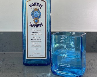 Bombay Sapphire Gin Bottle Glass: Elevate Your Cocktail Hour.