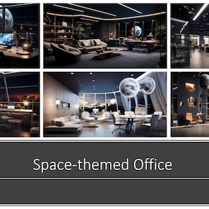 Space-themed | Virtual Background pack | Backdrop | Office Background | Teams | Google | Zoom | WebEx