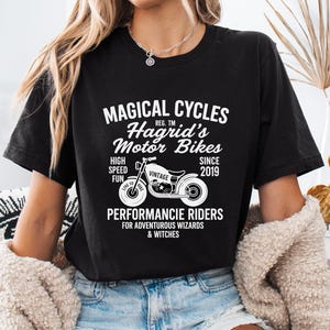 Magical Motorbikes Shirt | Universal Comfort Colors Shirt | Potter Shirts | Magical Gifts | HP Shirt | Wizard School | Magical Castle Shirt
