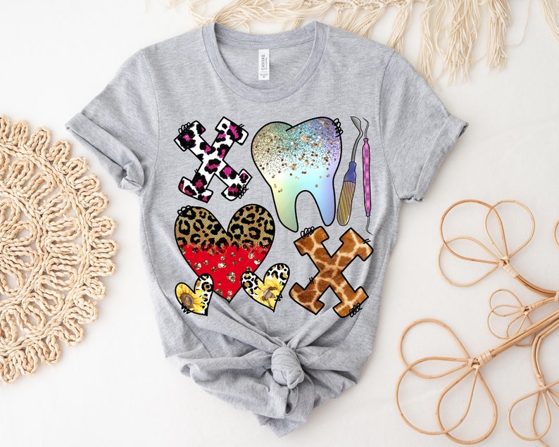 Dental XOXO Valentines Day Shirt, Dental Hygienist Shirt, Dental
