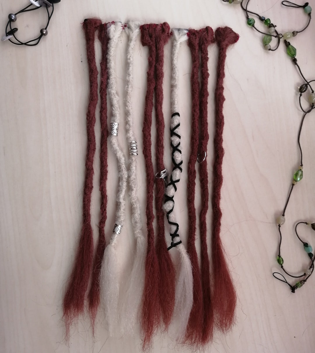 Custom Clip in Dreadlocks Extensions Temporary Hair Clips Custom Made