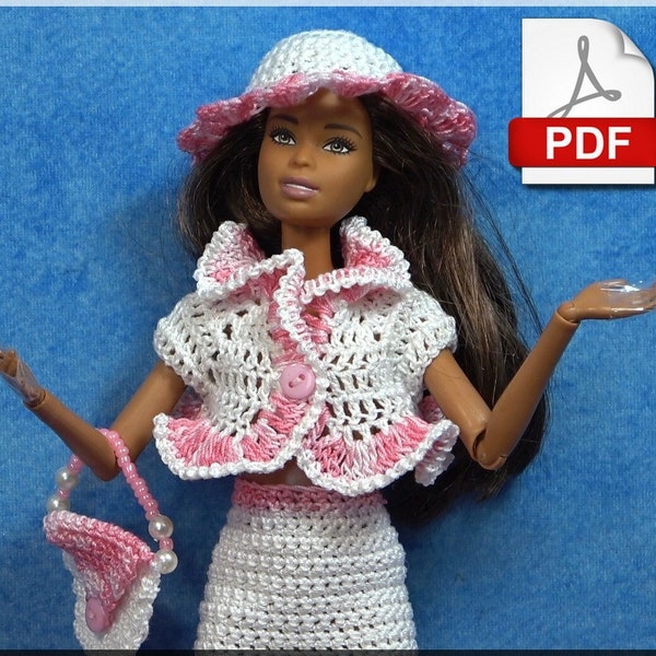 Tenue Poupée Mannequin - PDF Crochet Numéro 2 (french only)