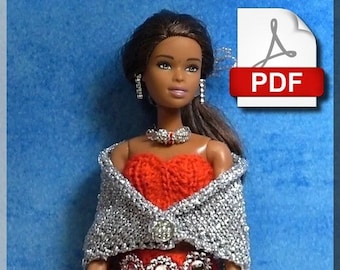 Fashion Doll Outfit - PDF Tricot Number 25 (French only)