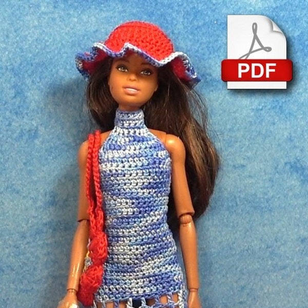 Tenue Poupée Mannequin - PDF Crochet Numéro 6 (french only)