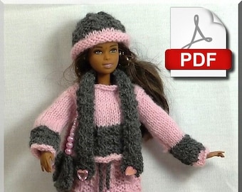 Fashion Doll Outfit - PDF Knit Number 10 (French only)
