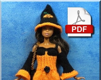 Tenue Poupée Mannequin Halloween - PDF Tricot Numéro 21 (french only)