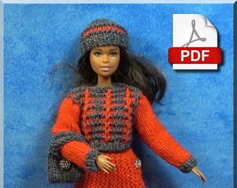 Tenue Poupée Mannequin - PDF Tricot Numéro 20 (french only)