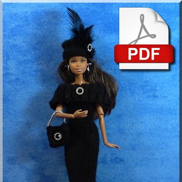 Fashion Doll Outfit - PDF Tricot Number 14 (French only)
