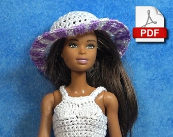 Fashion Doll Outfit - PDF Crochet Number 5 (French only)