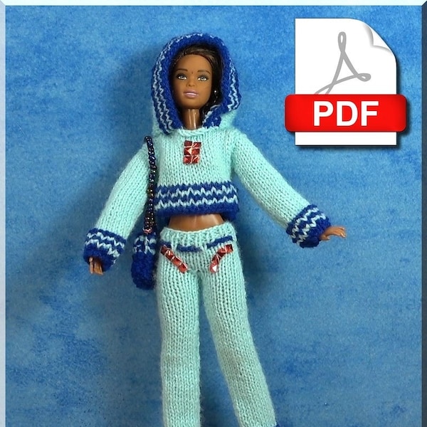 Fashion Doll Outfit - PDF Knit Number 7 (French only)