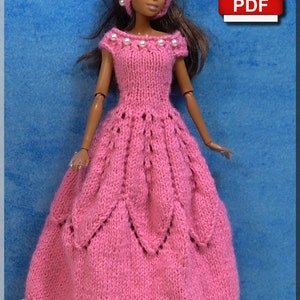 Fashion Doll Outfit PDF Tricot Number 34 French only image 2