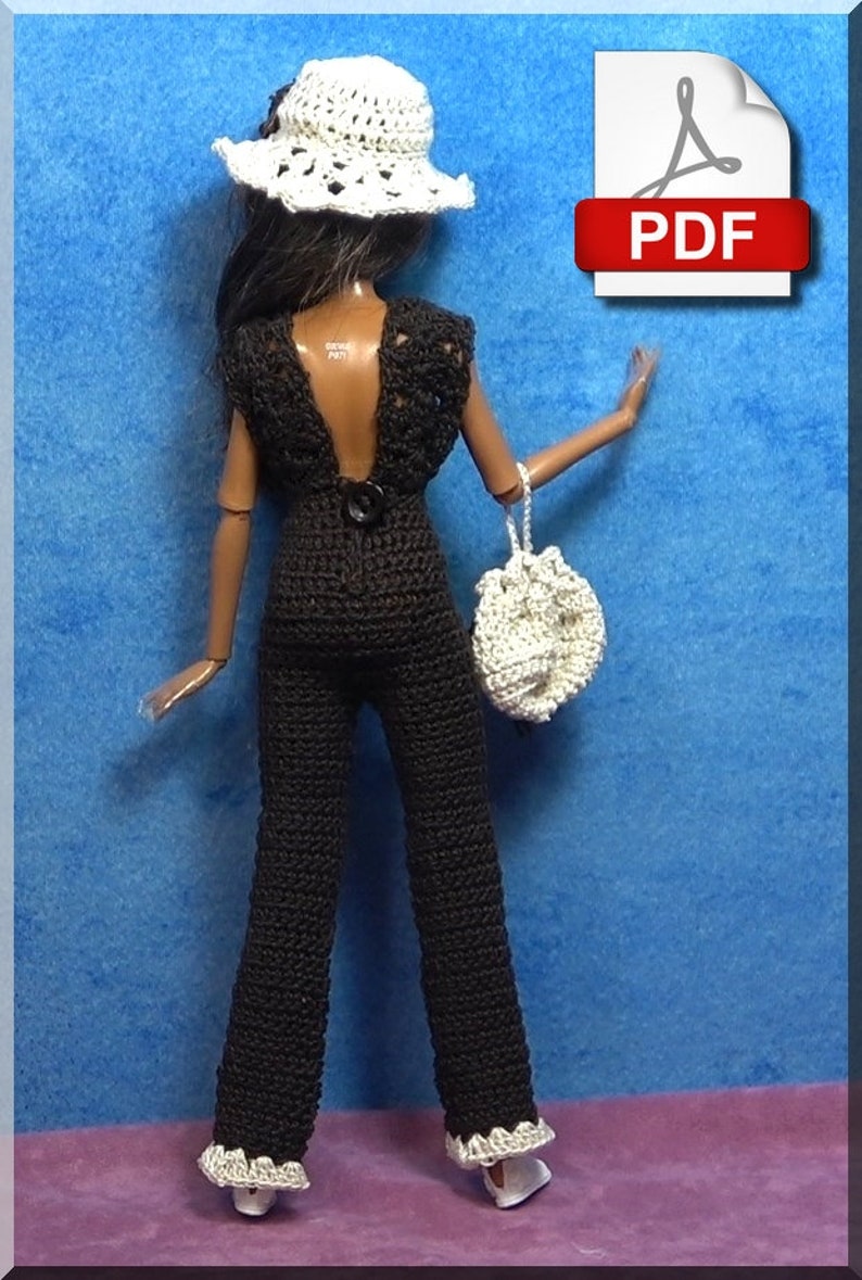 Tenue Poupée Mannequin PDF Crochet Numéro 3 french only image 3