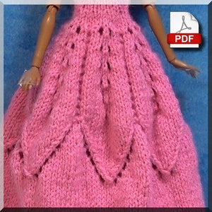 Fashion Doll Outfit PDF Tricot Number 34 French only image 4