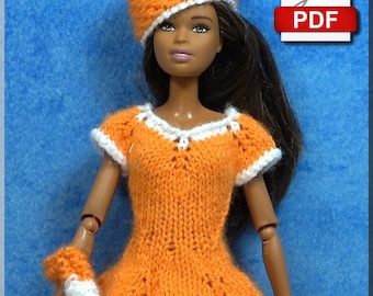 Fashion Doll Outfit - PDF Knitting Number 38