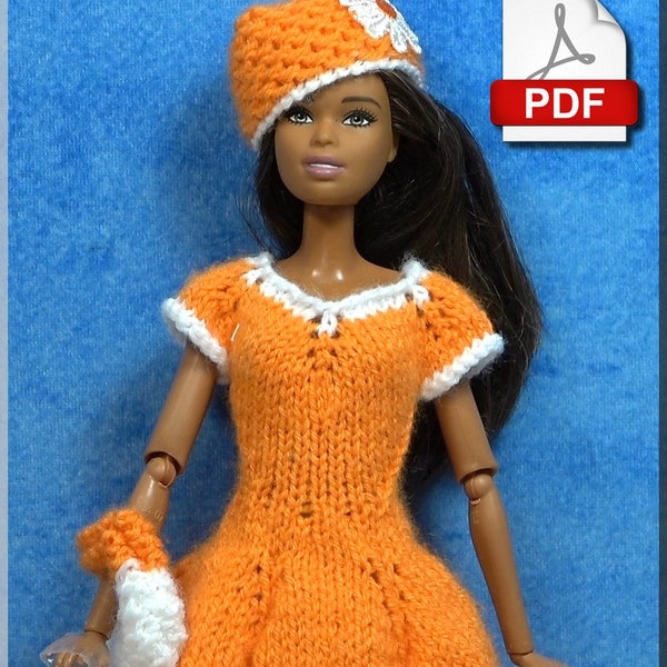 Fashion Doll Outfit - PDF Tricot Number 38 (French only)