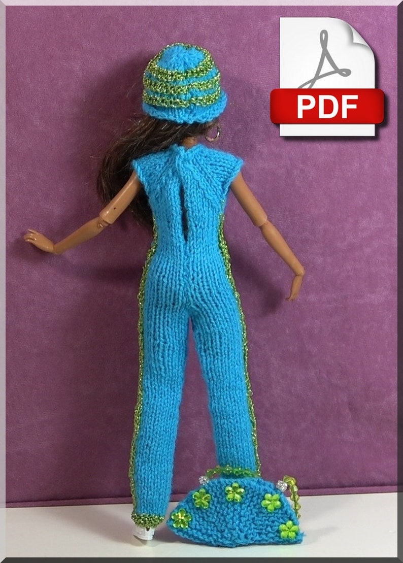 Muñeca de moda PDF Tricot Número 11 sólo en francés imagen 2