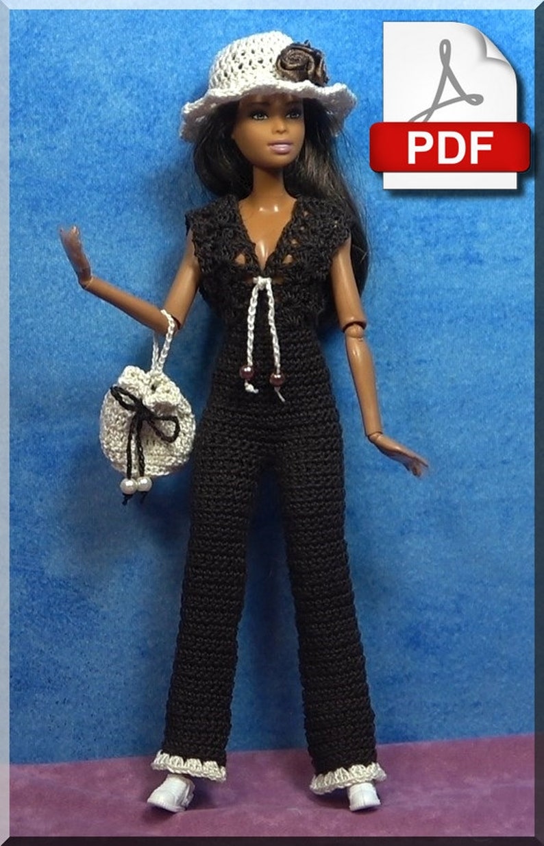 Tenue Poupée Mannequin PDF Crochet Numéro 3 french only image 2