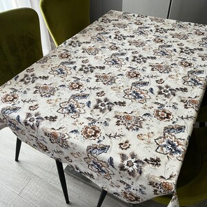 Tablecloth, Modern Tablecloth, Vintage Design, Vintage Tablecloth, Kitchen Decor Dining, Room Textile Tablecloth Table Decoration