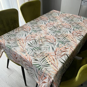 Tablecloth, Modern Tablecloth, Vintage Design, Vintage Tablecloth, Kitchen Decor Dining, Room Textile Tablecloth Table Decoration
