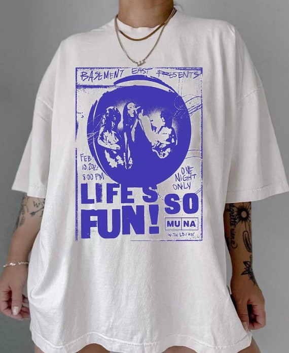 Muna Band Life's so Fun Tour 2023 Shirt Muna Band Fan - Etsy