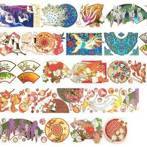 Blühende Blumen und Phoenix PET-Band / 140 cm Schleife Sample Size