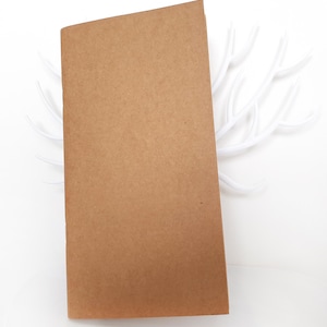Notebook Refill Kraft Blank  - Standard Size