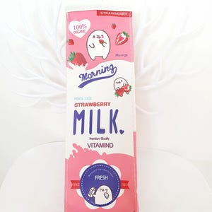 Trousse en carton de lait - Rose