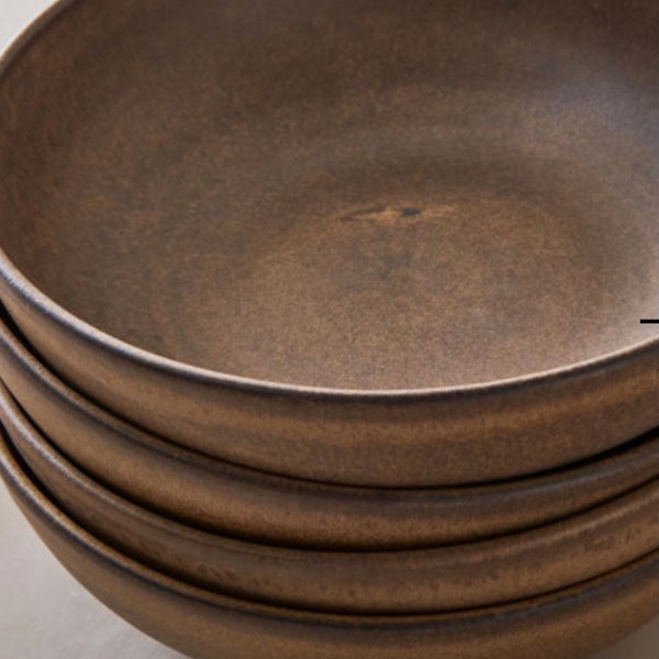 Honshu Matte Glaze Pasta Bowls - Multiple colours available