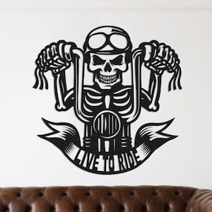 Custom Metal Motorcycle Sign Helmet Holder, Special Gift, Wall Art, Helmet Holder, outstanding, skull motorcycle jacket holder, bike helmet