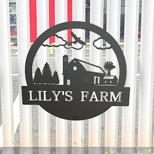 Metal Farm Barn Sign-Metal Sign