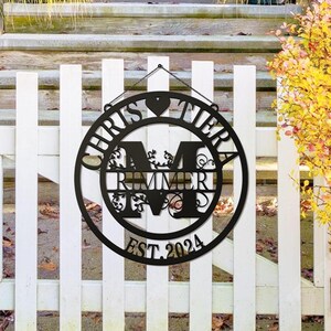 Custom Metal Ranch Name Sign, Personalized Family Name Metal Sign, Last Name Sign, Yard Metal Sign, Farmhouse Decor