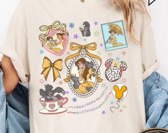 Coquette Bow Disney Lady Jane Porter Mirror Shirts, Jane x Tarzan Shirts, Disney Girls Trip, Disneyland Shirt, Jane Porter Tarzan 1999 Shirt