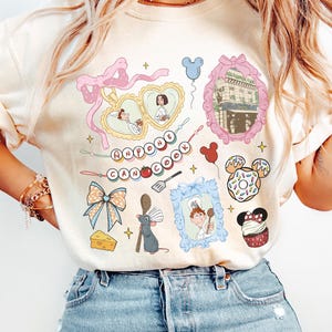 Retro Coquette Disney Remy Ratatouille Anyone can Cook Shirt, Little Chef Remy Tshirt, Disney Ratatouille Paris Shirt, Bow Ratatouille Shirt