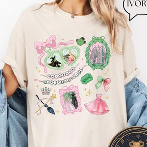 Personalized Coquette Wicked Movie Inspired Birthday Shirt, Changed For Good Shirt, Wizard Of Oz Shirt, Custom Name Wicked Birthday Gifts