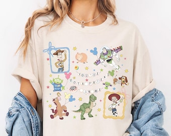 Retro Toy Story Shirt, Coquette Disney Bow Tee, To Infinity and Beyond Shirt, You've Got A Friend Shirt, Toy Story Land, Disneyland Trip Tee