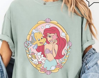 Retro Vintage Ariel The Little Mermaid Shirt ,Retro Disney Ariel Princess Shirt, Princess Shirt, Disney Trip T-Shirt, Disney Princess Shirt