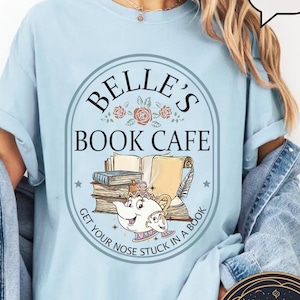 Retro Princess Book Shirt, Disney Teacher Librarian Shirt, Disney Book Lover Shirt, Belle&#39;s Library Shirt, Disney Book Worm, Disney Kids Tee