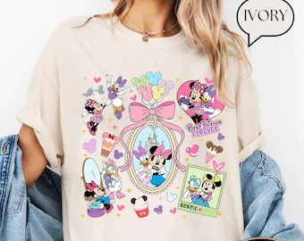 Coquette Bows Minnie and Daisy Shirt ,Disney With My Bestie T-shirt, Minnie and Daisy Besties Shirt, Daisy Duck And Minnie Mouse Shirt