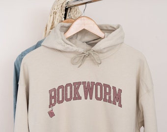 Hoodie met boekenwurm: cadeau voor lezende minnaar