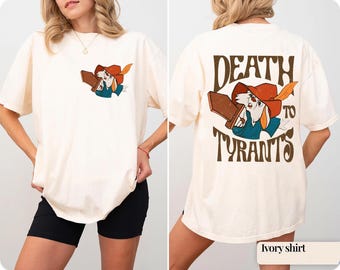 Retro 2 Side 70s Skippy Rabbit Death To Tyrants Shirt, Vintage Robin Hood Shirt, Disneyland Family Matching Tee, Magic Kingdom Park,WDW Trip