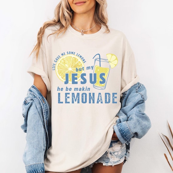 Jesus Lemonade Shirt: Faith-Based Christian Tee