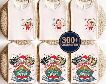 Personalized Disney Very Merrytime Cruise Christmas Shirt, Mickey & Friends Xmas Cruise Tee, Merrytime Cruise Xmas Family Tee