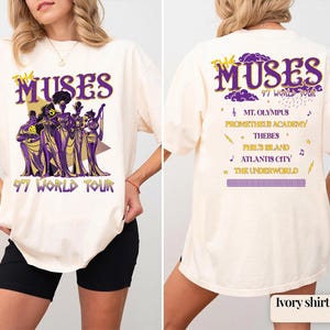Retro Disney Hercules Diva The Muses Song Concert Comfort Color Shirt, Retro Disney Hercules The Muses 97 World Tour, Disney Girl Trip Shirt