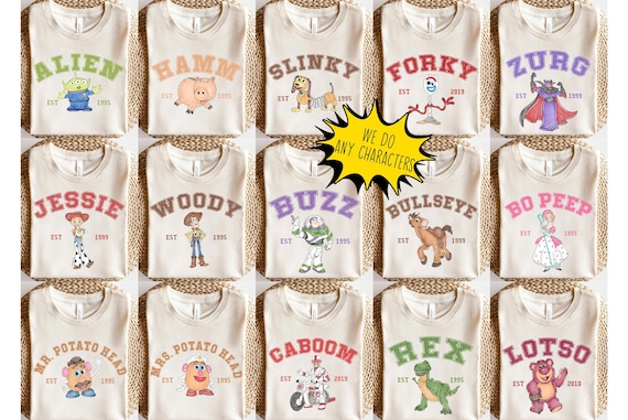 Retro Disney Toy Story Shirt, Disney Coquette Pixar Shirt, Custom Woody Jessie Buzz Lightyear Shirt, Coquette You've Got A Friend In Me Tee